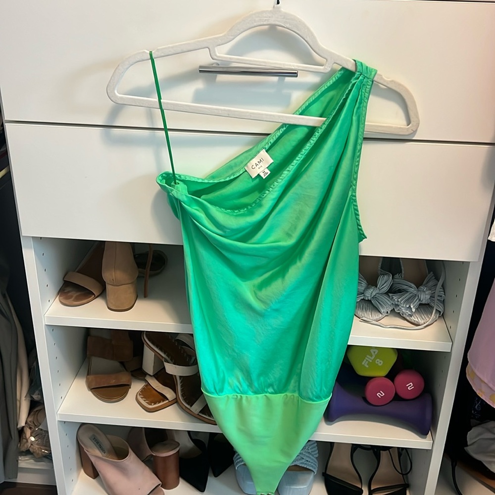 Cami nyc one shoulder bodysuit